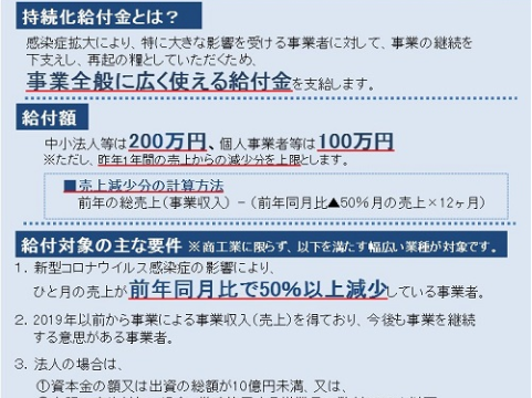 Văn phòng luật Hành chính IMS hỗ trợ đăng ký gói Trợ cấp Jizokuka (持続化給付金).